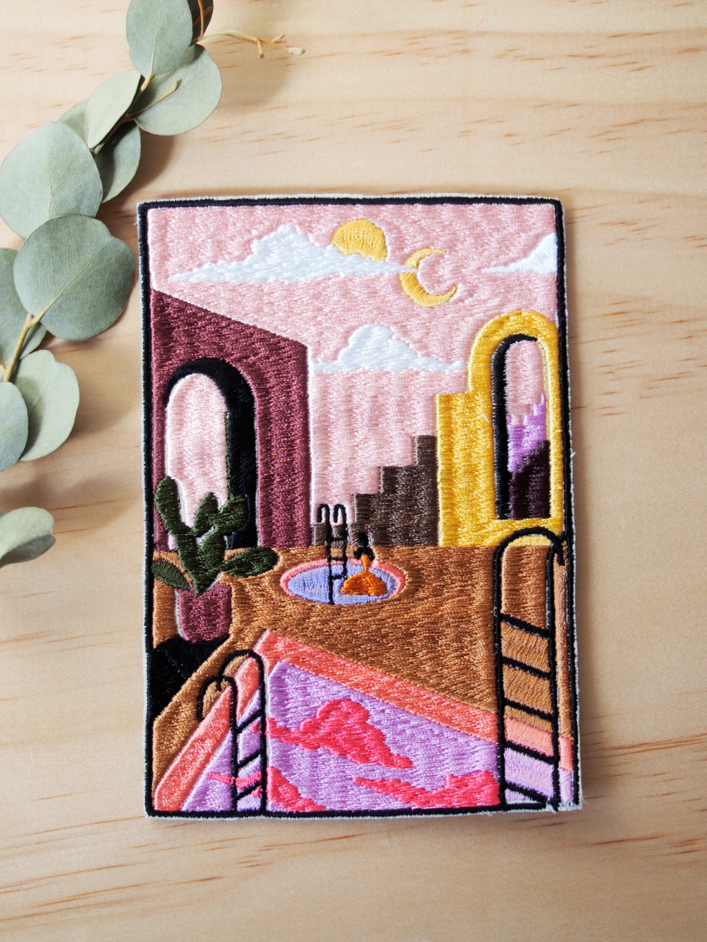 Sunset Fantasy embroidery