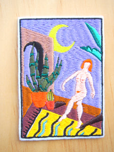 Naked midnight dance embroidery