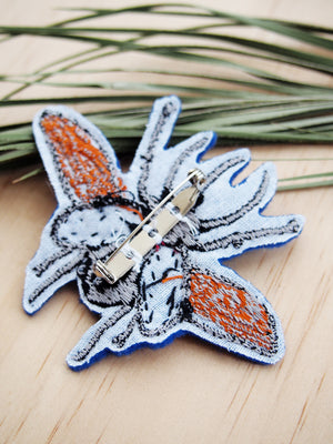 Yellow Scarb Brooch