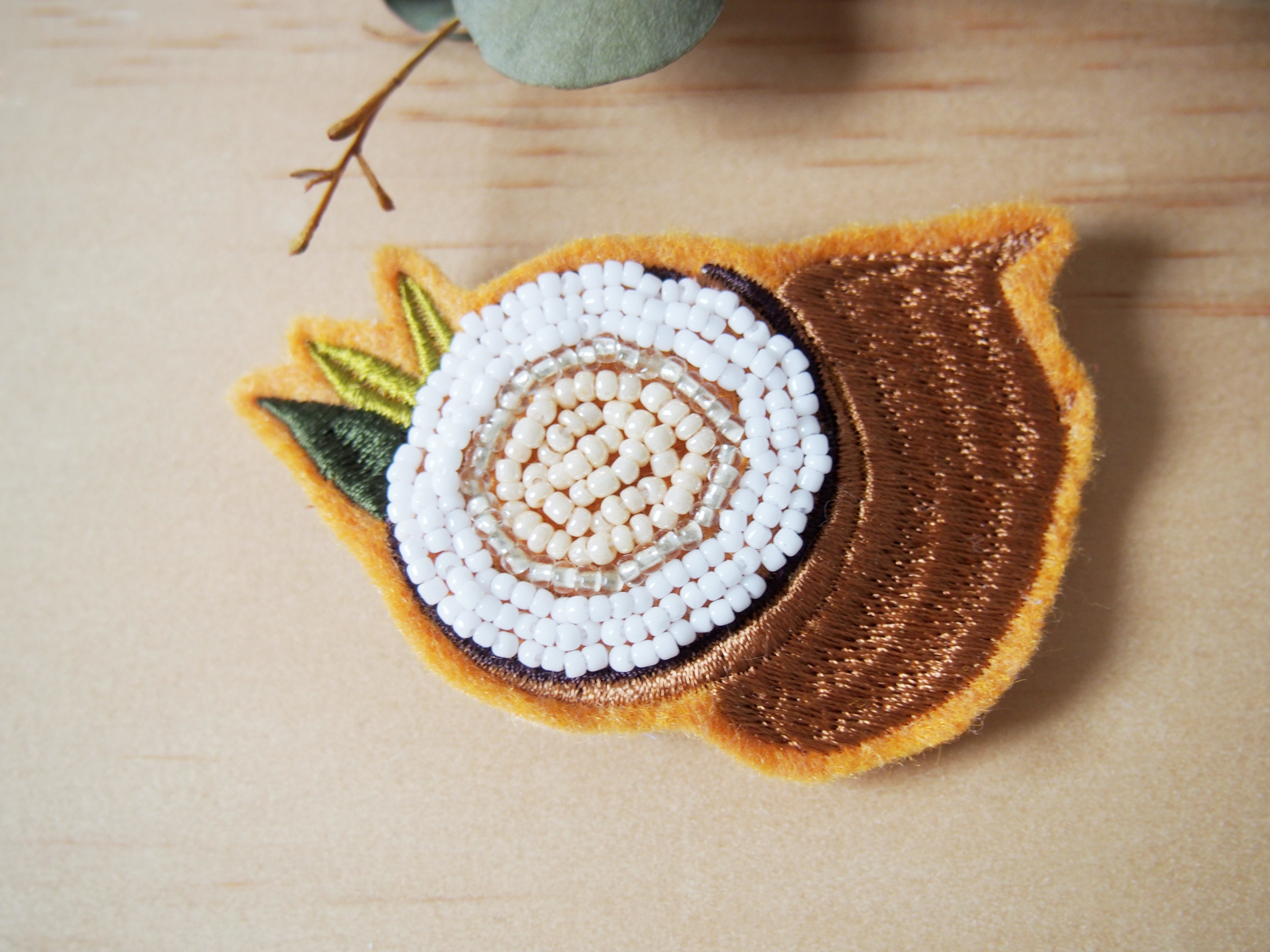 Coconut hair barrette