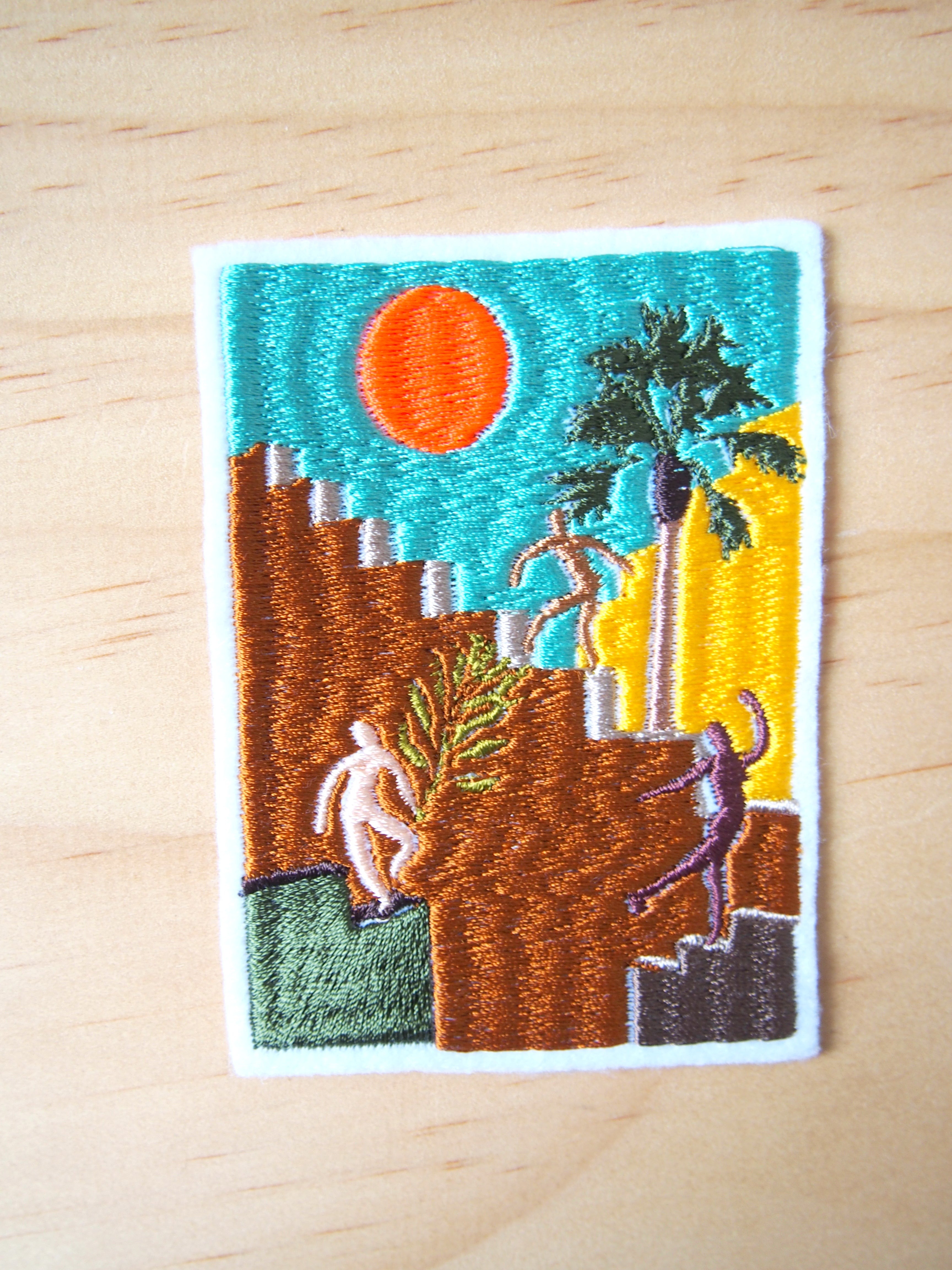 Summer dancers embroidery