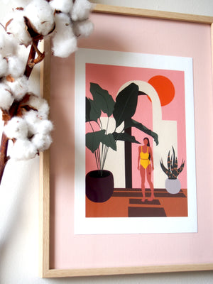 Hot Summer day print