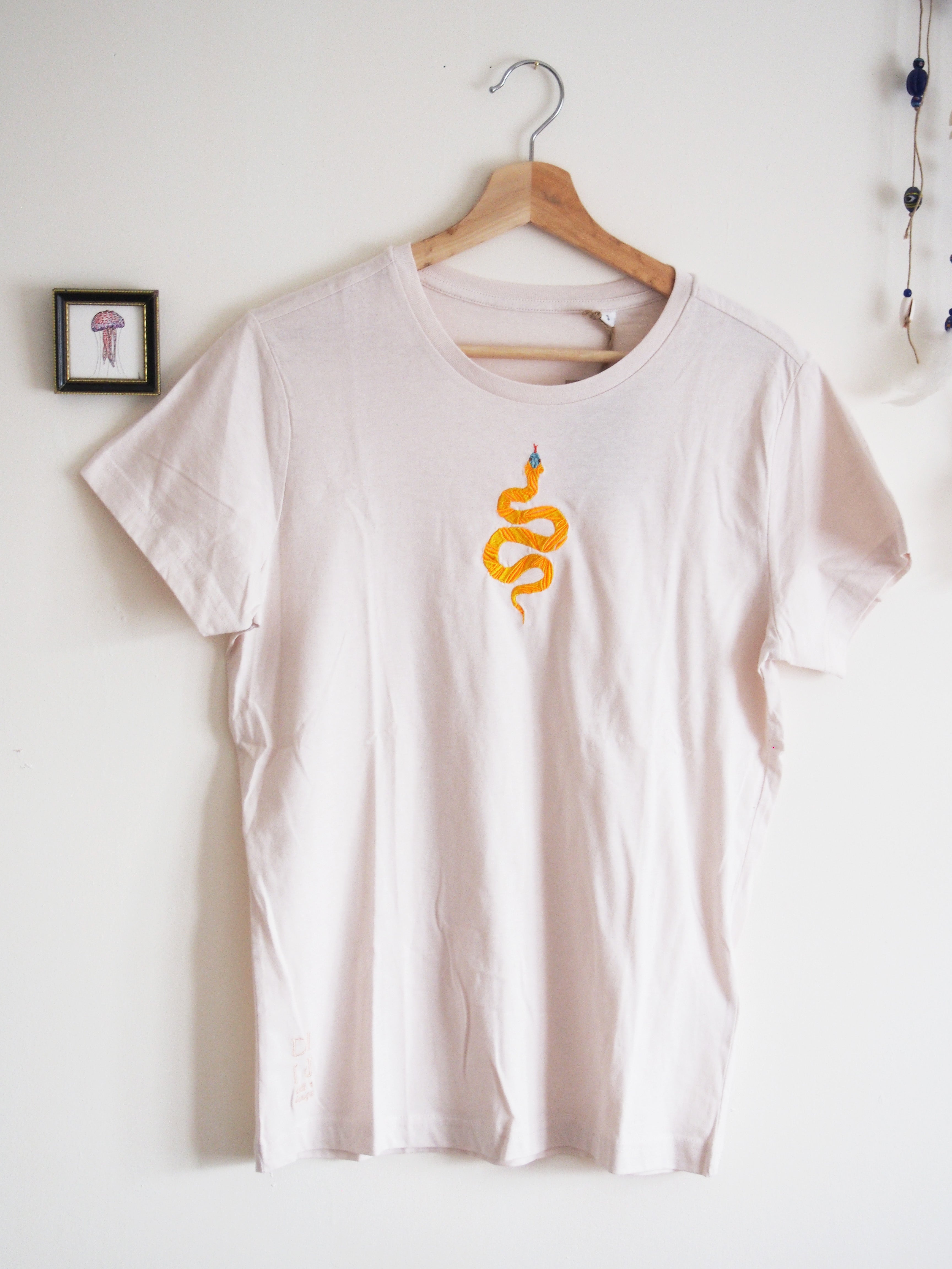 Orange & Yellow Snake design T-Shirt