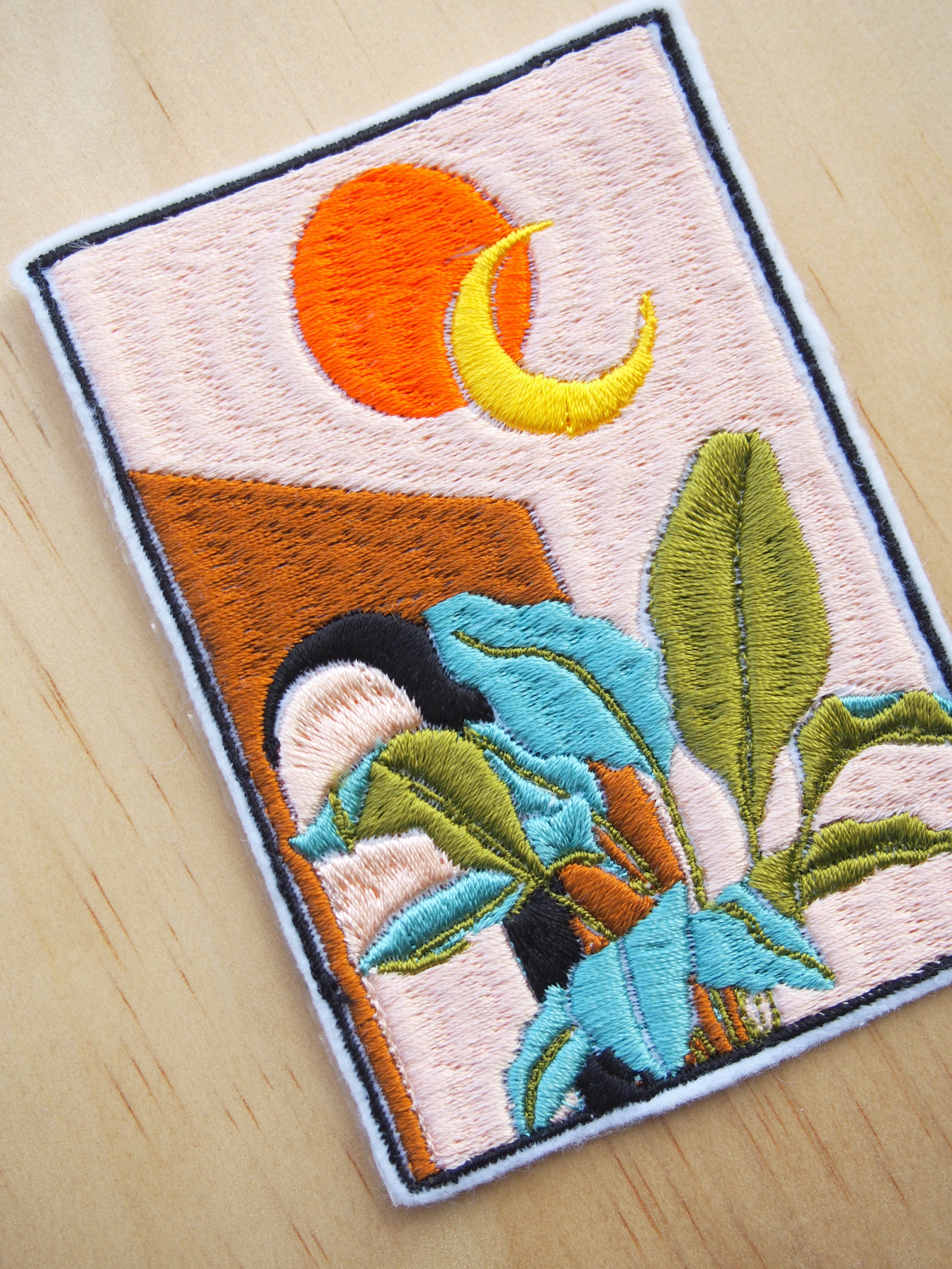 Sun & Moon embroideries