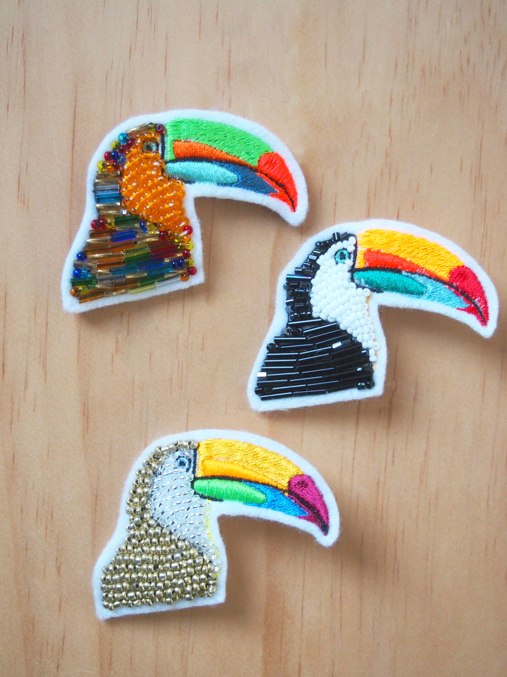 Toucan Brooches part 2