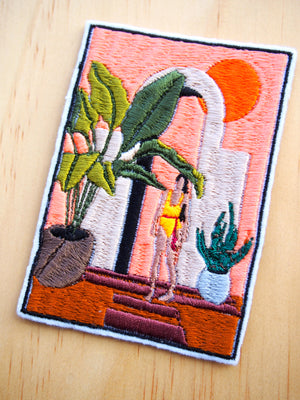 Hot summer day embroidery
